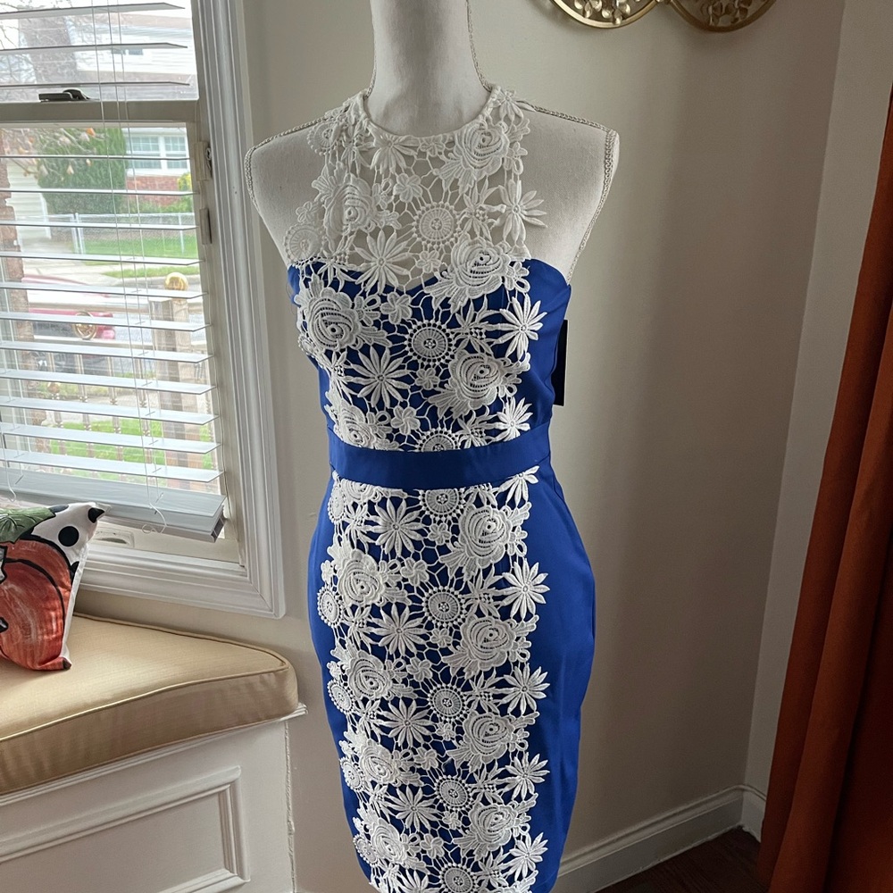 NWT Asos Petite Paper Dolls London High Neck Dress